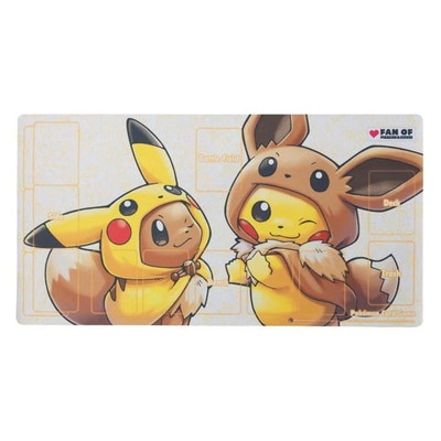 ポケモンカードゲーム ラバープレイマット FAN OF PIKACHU＆EIEVUI