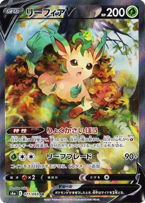 リーフィアV SR PSA10 リーフィアv SR 【psa10】