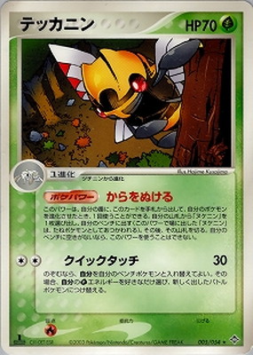 2003年 PSA10テッカニン 第3弾拡張パック 天空の覇者 2003年 PSA10テッカニン 第3弾拡張パック 天空の覇者