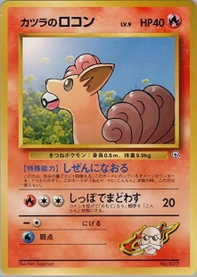 PK-PMCGPG3K カツラのロコンLV.18 【グレンタウンジム カツラ