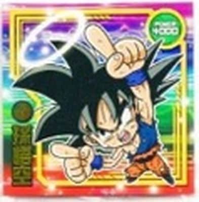 ナガサキヤ ドラゴンボール 無印 シール 10 ブルマ＆孫悟空 第