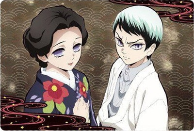 鬼滅の刃ウエハース 018 珠世 愈史郎 ビジュアルカード 鬼滅の刃シリーズ 食玩 おもちゃ ウエハース専門店 フルアヘッド