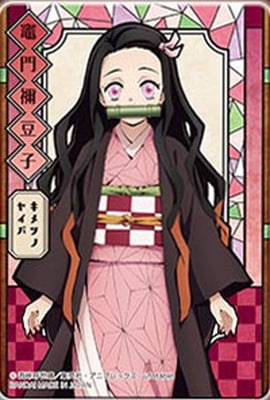 ୨୧鬼滅の刃୨୧宇髄天元 ステンドグラスカード 金色箔押し 鬼滅