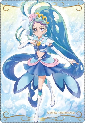 プリキュア コレクションカード 海藤みなみ キュアマーメイド ホロ ノーマル プリキュアカードウエハース4 No.07 キュアマーメイド/海藤