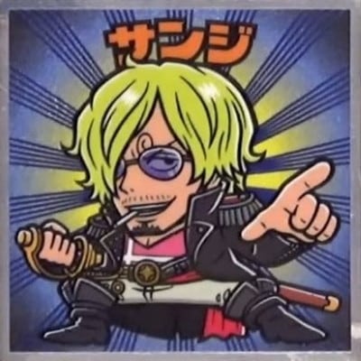 No.03 サンジ ワンピースマンチョコRED | ビックリマン,シール,コラボ