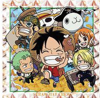 SW3-01 麦わらの一味 GR にふぉるめーしょん ワンピース大海賊シール