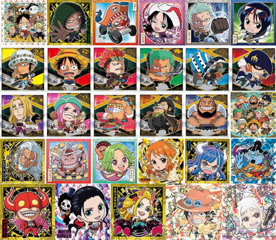 ONE PIECE ウエハースシールLog1〜3フルコンプセット