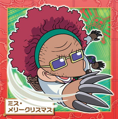 ONEPIECE(ワンピース)☆ウエハースクリアカード 019 SW4-19 ミス・メリークリスマス N にふぉるめーしょん ワンピース大