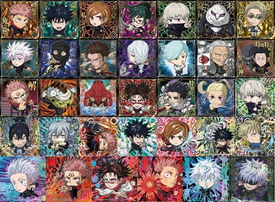 【人気上昇中】呪術廻戦ウエハースシール 5弾〜7弾＋呪術廻戦0 フルコンプセット にふぉるめーしょん 呪術廻戦ディフォルメシールウエハースvol.5