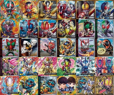 にふぉるめーしょん 仮面ライダーシリーズ シールウエハース
