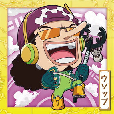 SW8-04 ウソップ N にふぉるめーしょん ワンピース大海賊シール