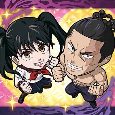 呪術8-15 東堂葵&高田ちゃん ☆3 にふぉるめーしょん 呪術廻戦シール