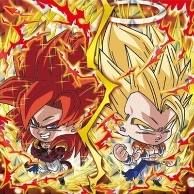 ナ*リ様 ドラゴンボールウエハースシール　GR以上　ベジット、ゴジータなど まと 超17-20 ゴジータ(超サイヤ人4)/ゴジータ(超サイヤ人) UGR