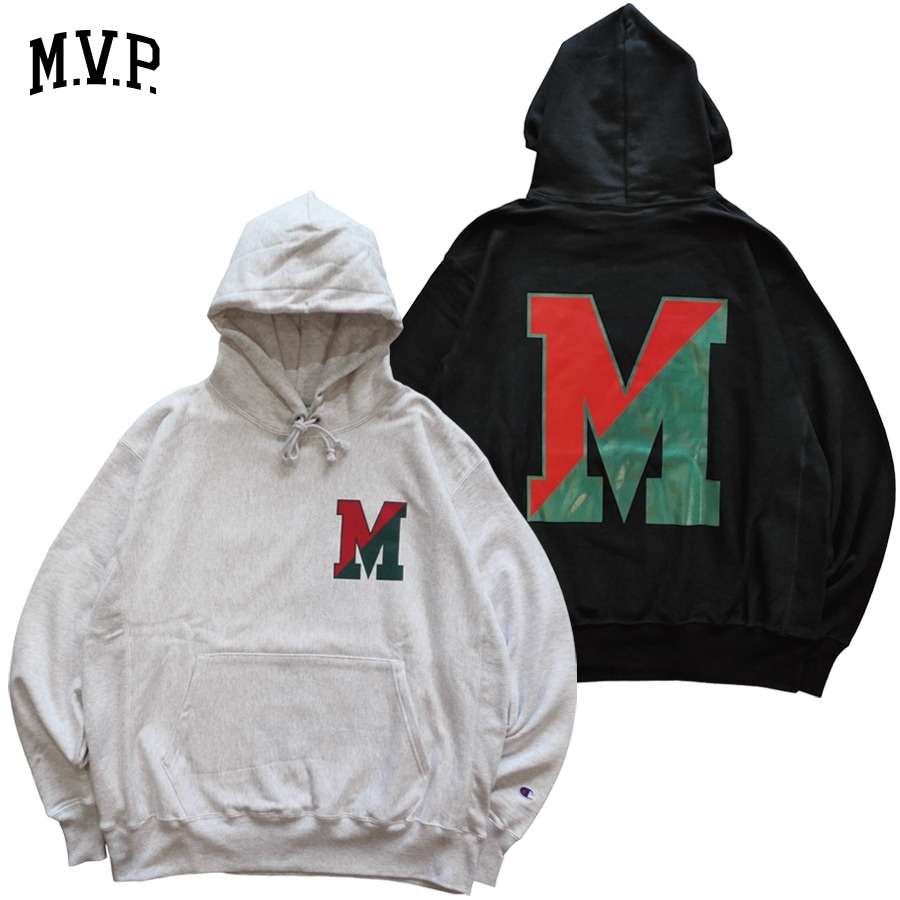 M.V.P. : College M Logo Hood Sweat