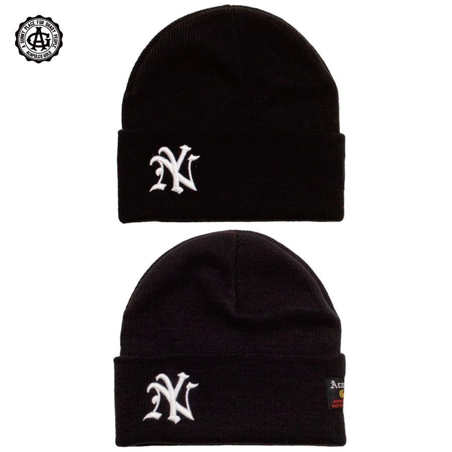 ACAPULCO GOLD : NY LOGO BEANIE