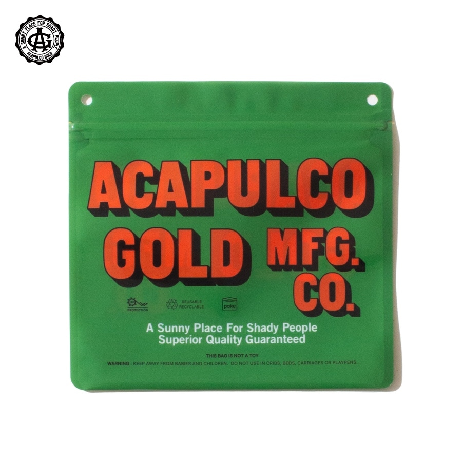 ACAPULCO GOLD : SMELL PROOF BAG (Collab with Pake®)