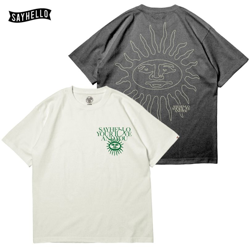 SAYHELLO : Pigment Sun Rise Tee