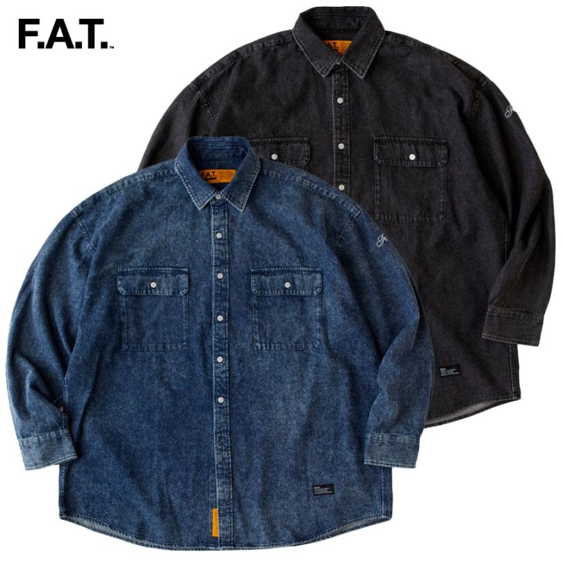 FAT エフエーティー デニムシャツ TACK D TACK D｜FAT ONLINE SHOP | FATYO.COM