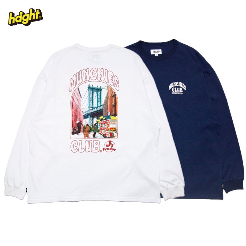 HAIGHT : MUNCHIES.C LS Tee　ft. J's Vendor