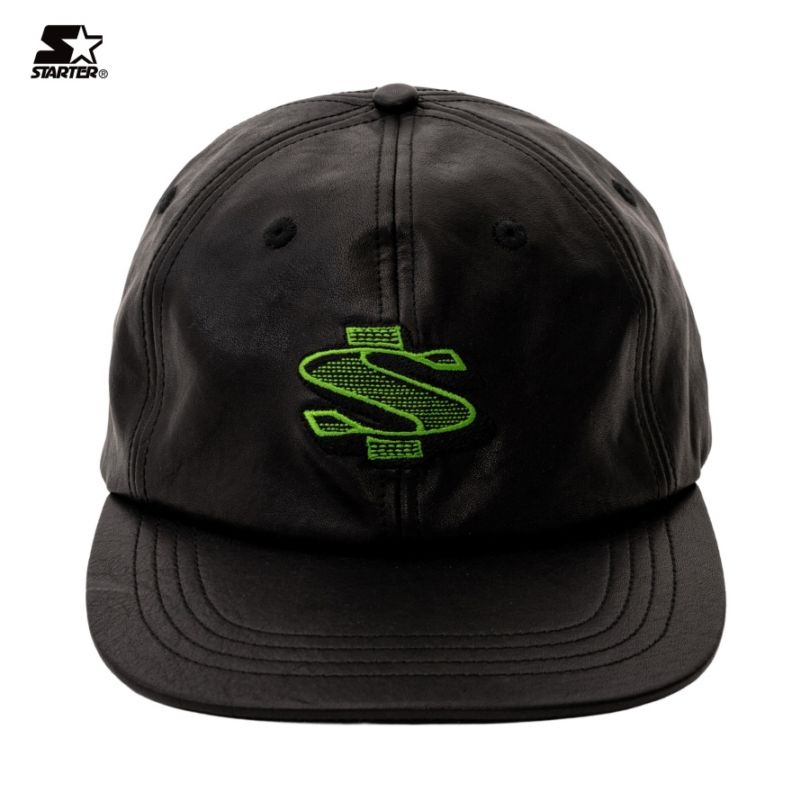 STARTER x INTERBREED “Genuine Leather Snapback” (Dollar sign)