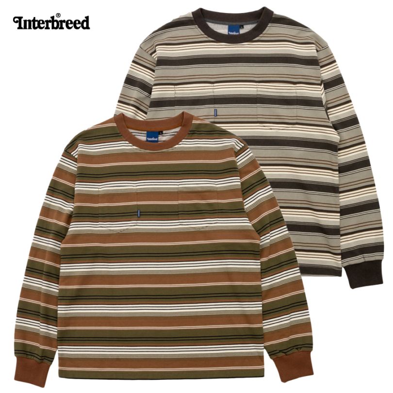 INTERBREED : French Terry Striped Tee