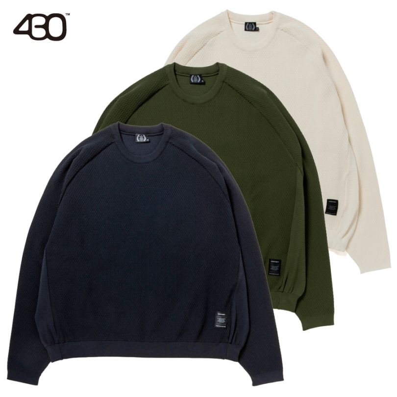 430 : ATHLETIC MESH KNIT C&S