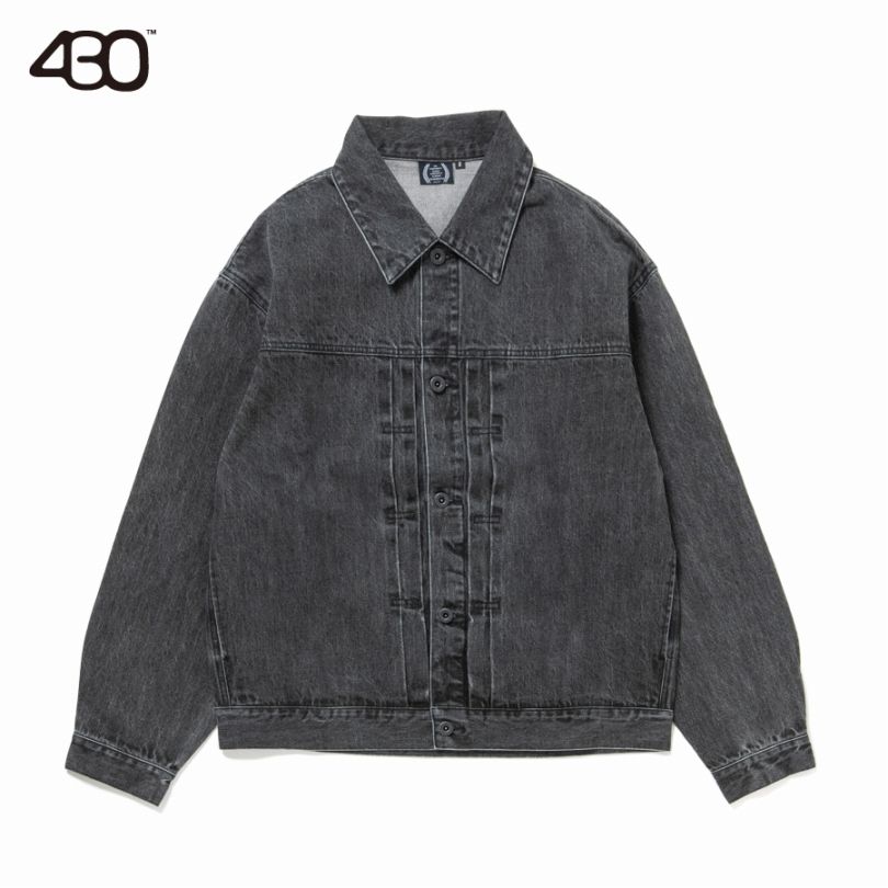 430 : SLVG DENIM JACKET H-WASH