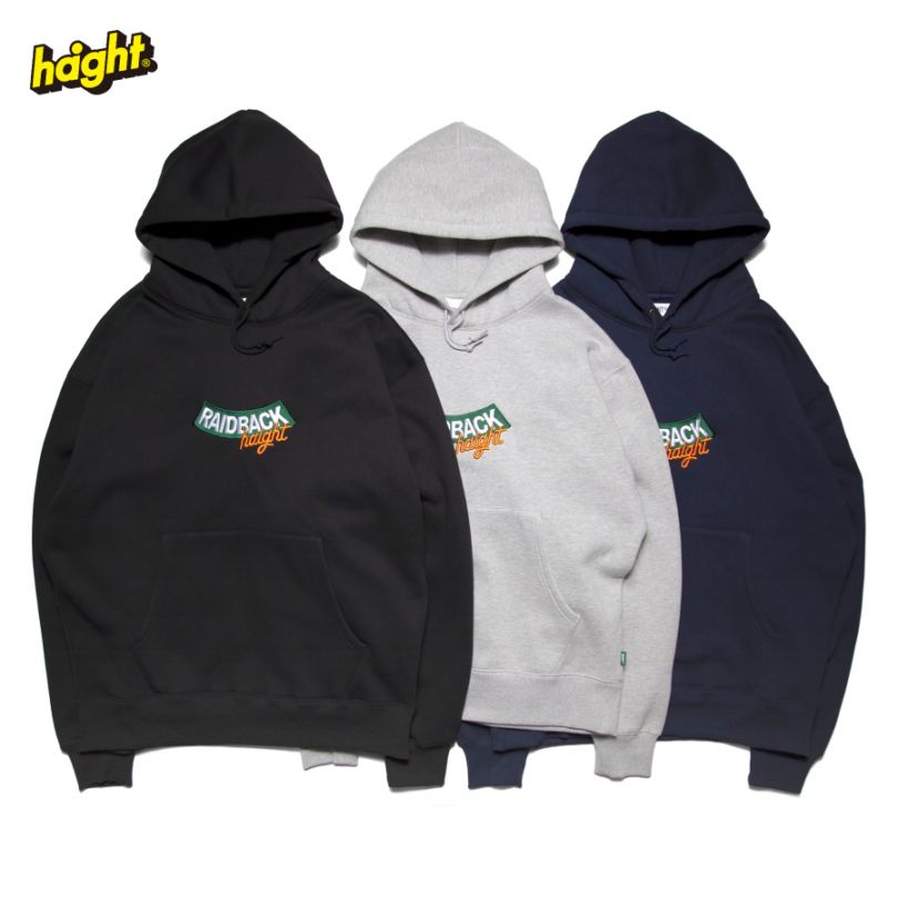 HAIGHT : RAIDBACK ARCH LOGO HOODIE