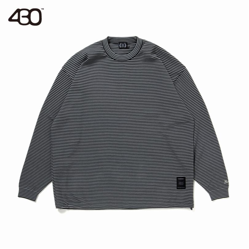430 : L/S BDR KNIT C&S