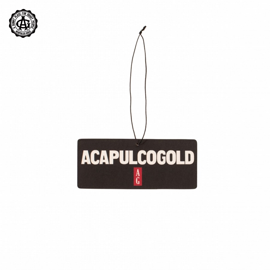 ACAPULCO GOLD : BLACK LABEL LOGO AIR FRESHENER