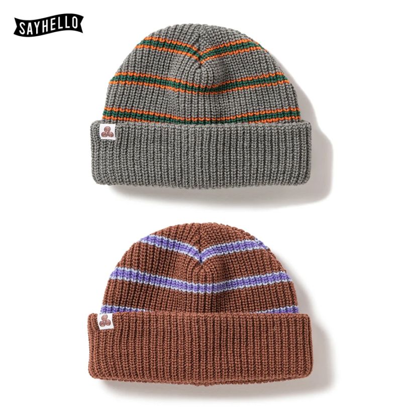 SAYHELLO : Restripe Knited Cap