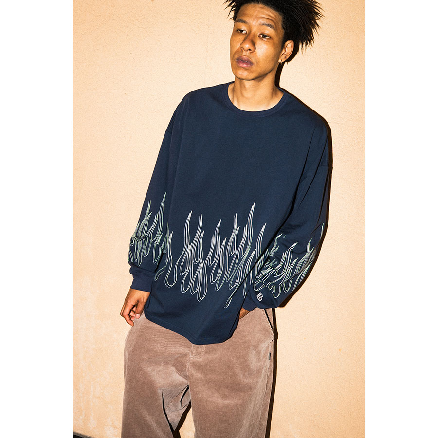 HAIGHT : FLAMES LS Tee