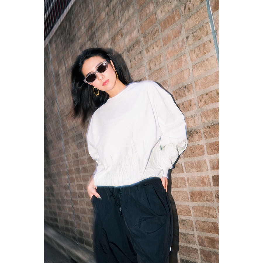 HAIGHT : FLAMES LS Tee