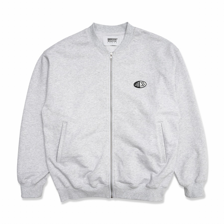 Hombre Nino : ZIP UP CREW NECK (RUBBER LOGO)