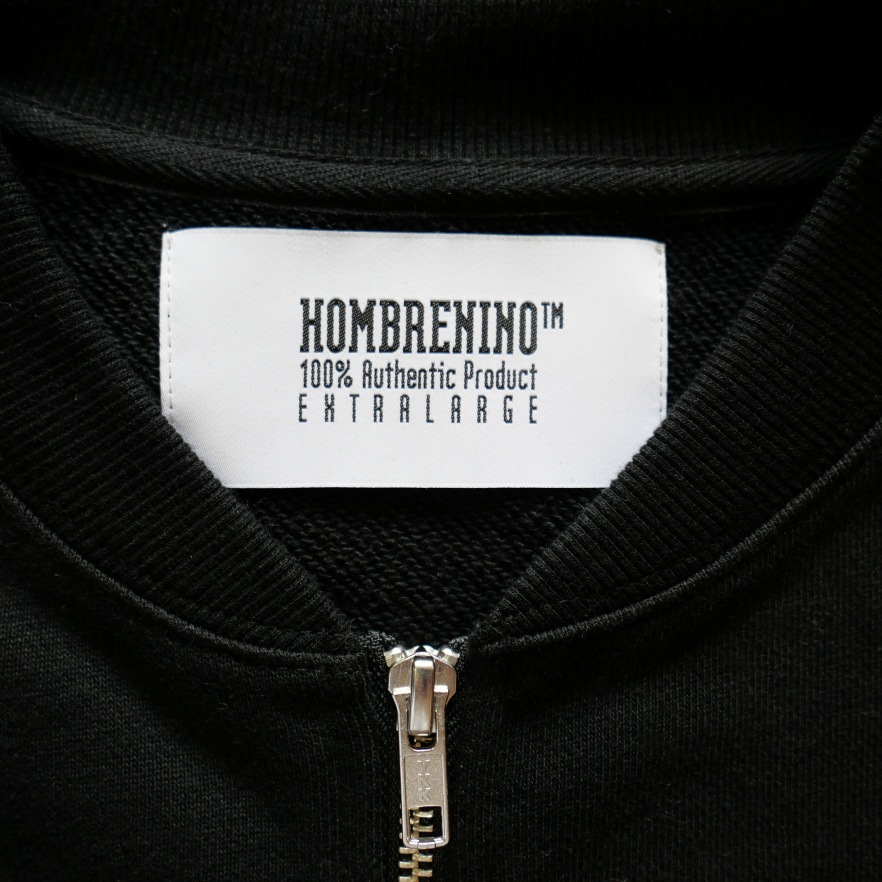 Hombre Nino : ZIP UP CREW NECK (RUBBER LOGO)