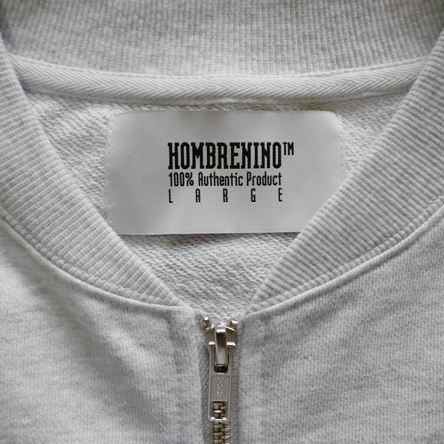 Hombre Nino : ZIP UP CREW NECK (RUBBER LOGO)