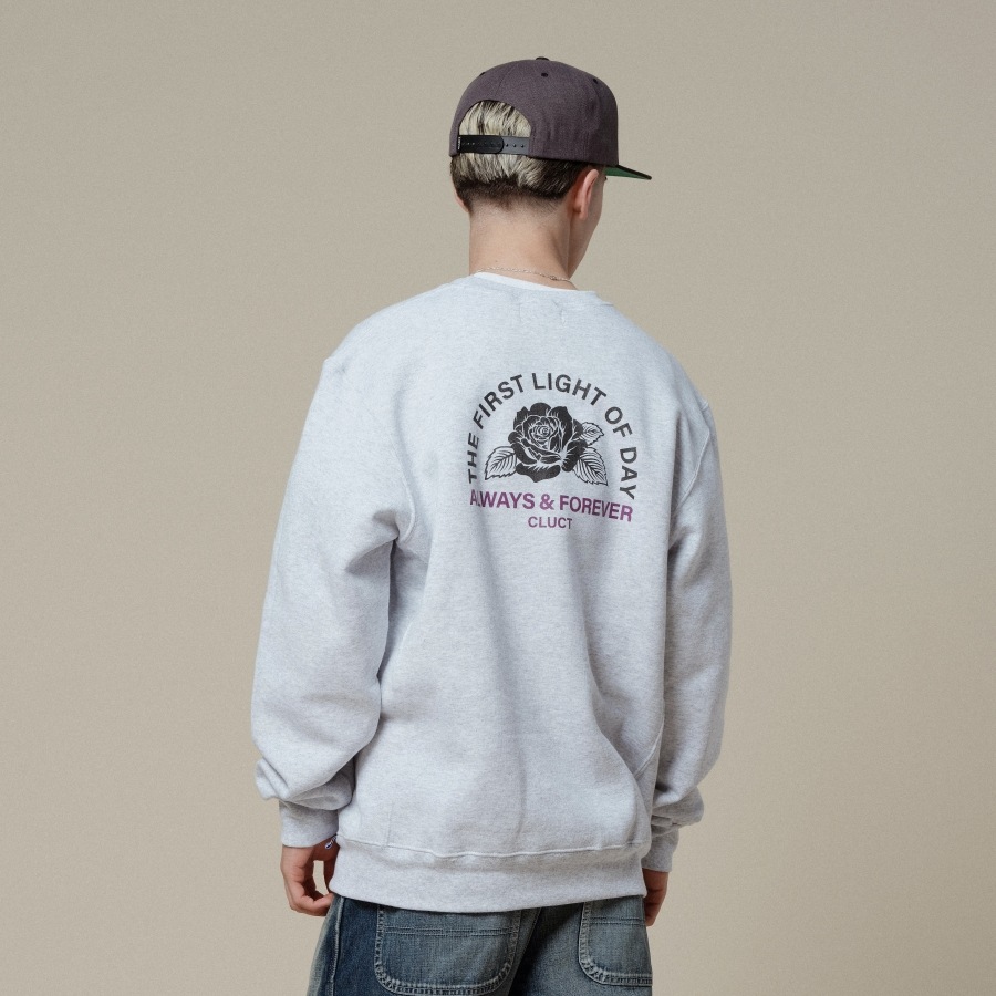 CLUCT : ROSE [CREW SWEAT]