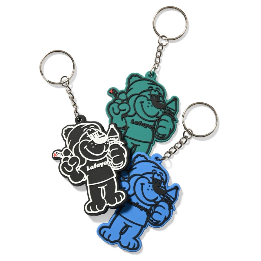 LFYT : SMOKING DOG RUBBER KEY CHAIN