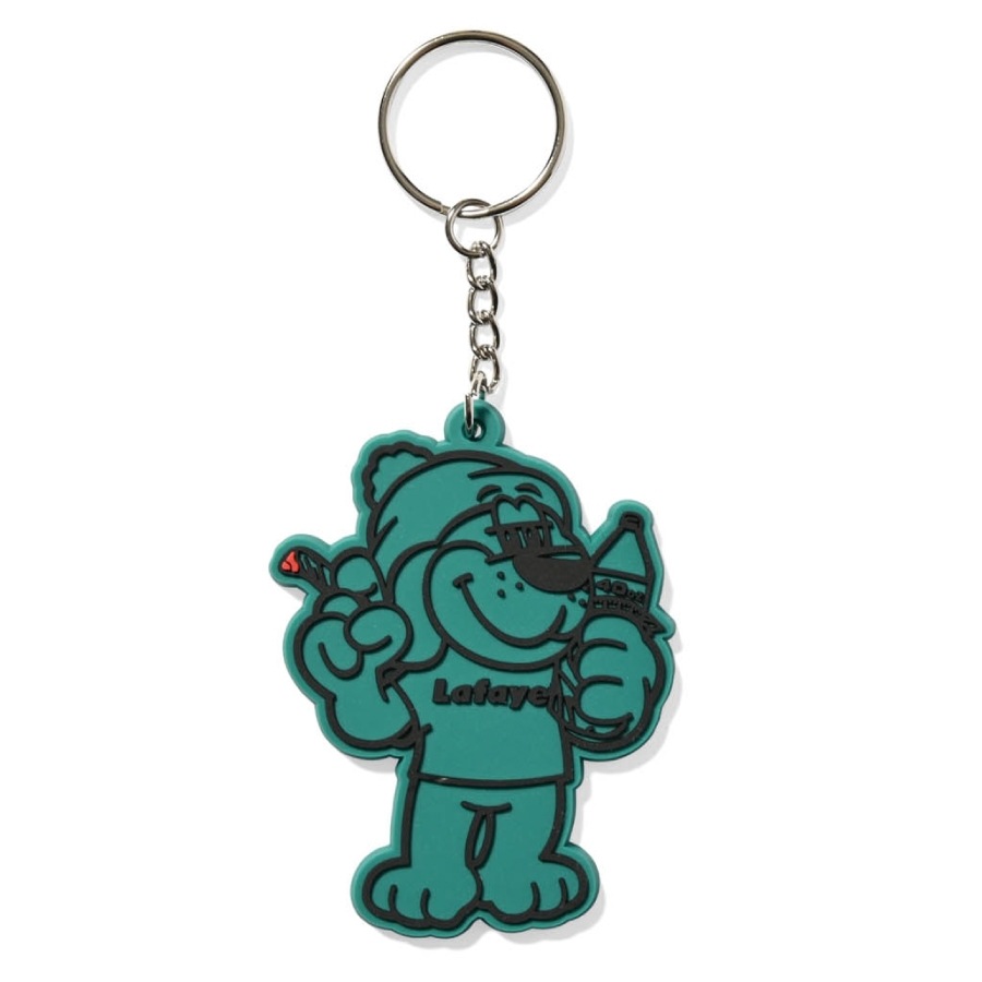 LFYT : SMOKING DOG RUBBER KEY CHAIN