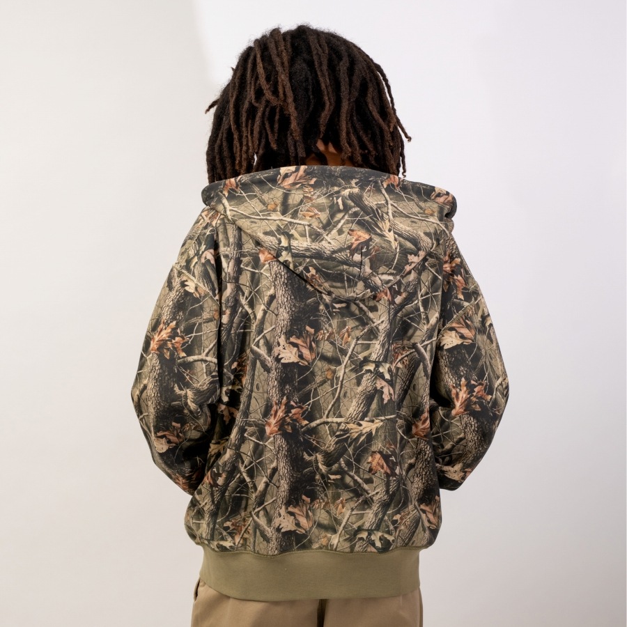 INTERBREED : Camouflage Heavy Weight Zip Hoodie