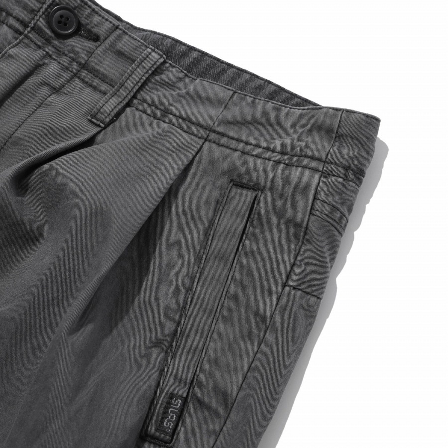 SILAS : PIGMENT DYED TUCK PANTS