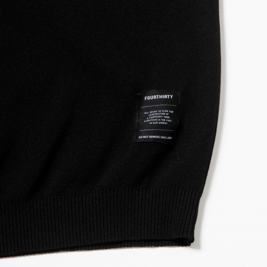 430 : L/S RLX KNIT C&S