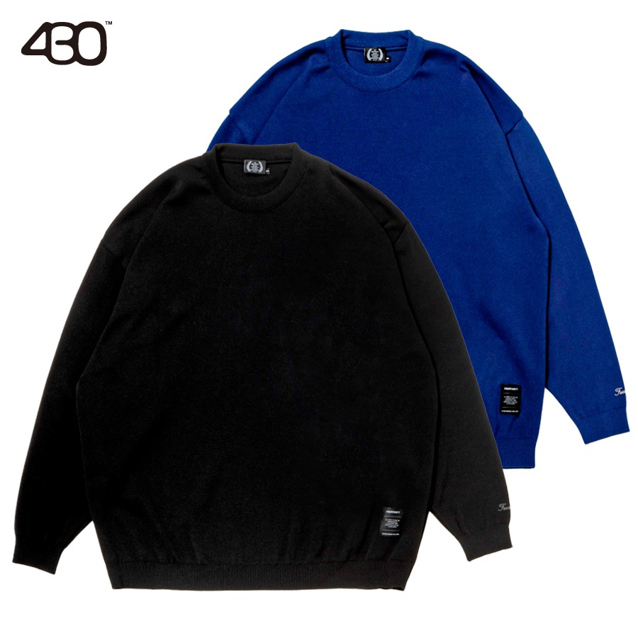 430 : L/S RLX KNIT C&S