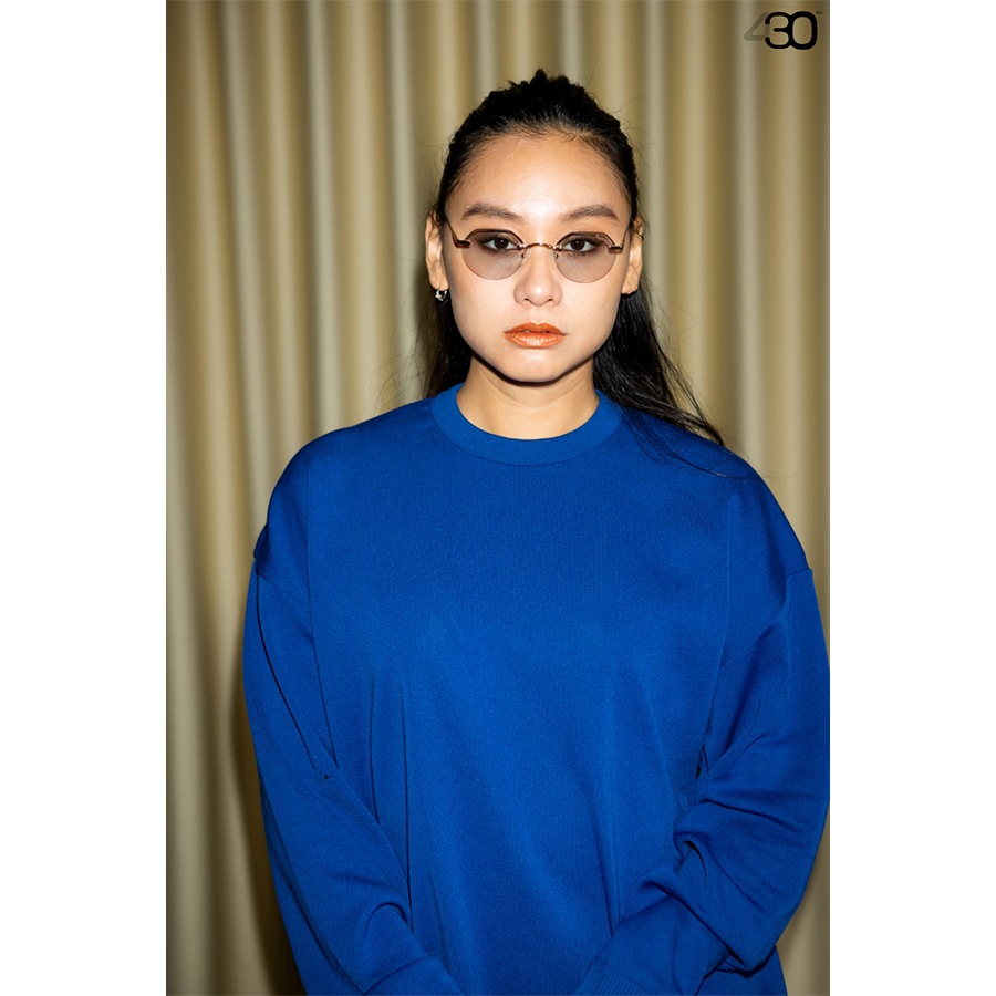 430 : L/S RLX KNIT C&S