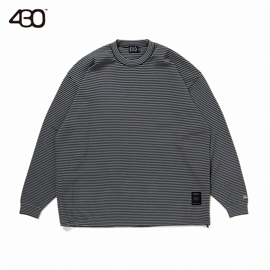 430 : L/S BDR KNIT C&S