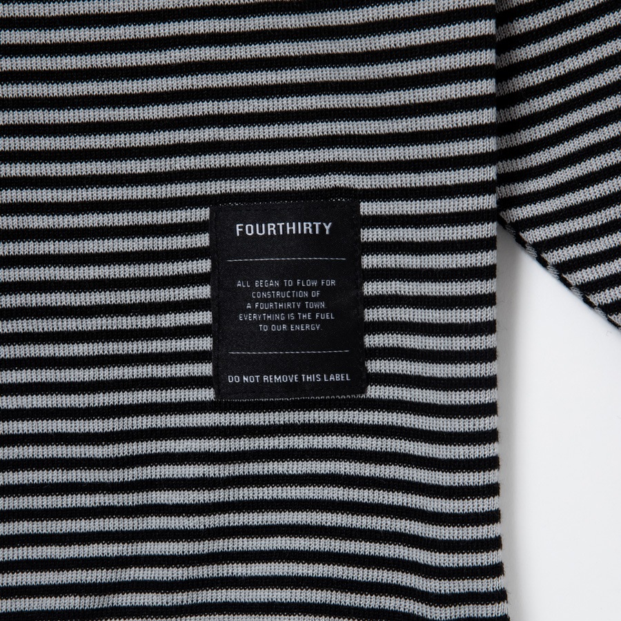 430 : L/S BDR KNIT C&S