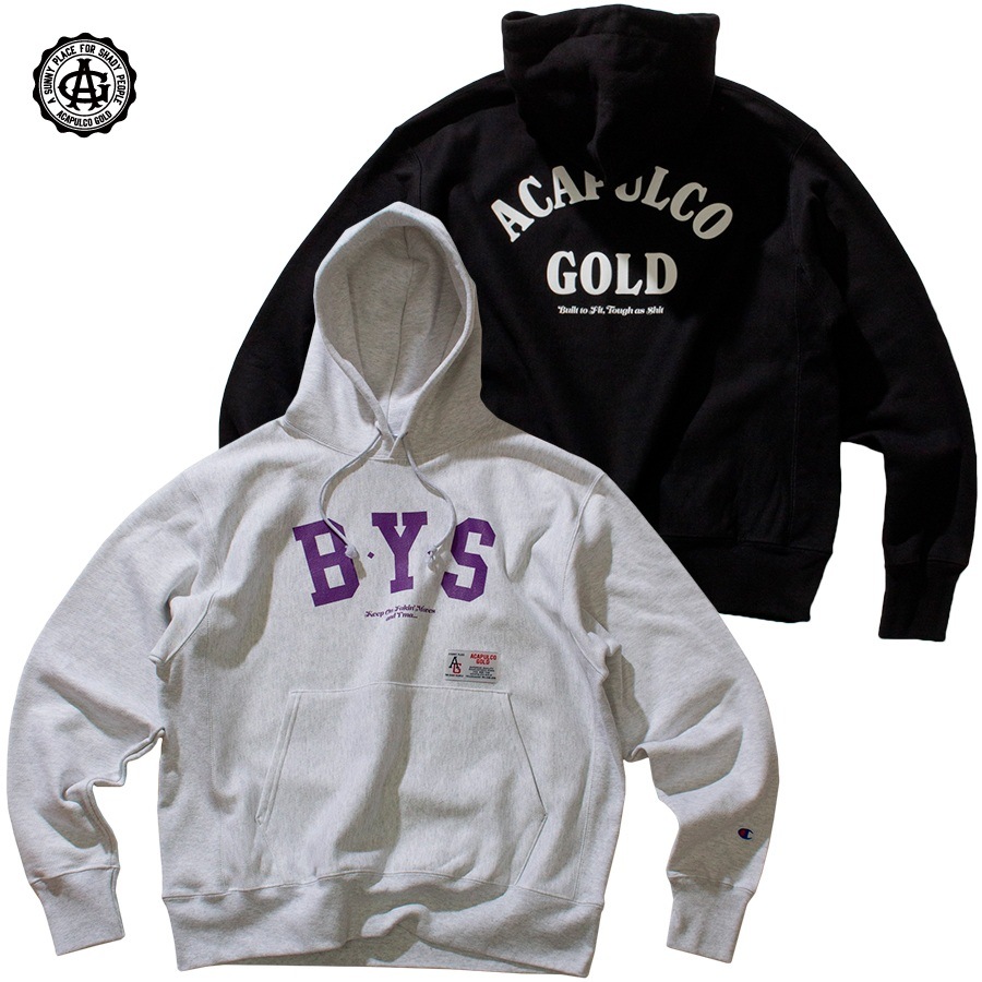 ACAPULCO GOLD : BUST YOUR SHIT HOODED SWEATSHIRT