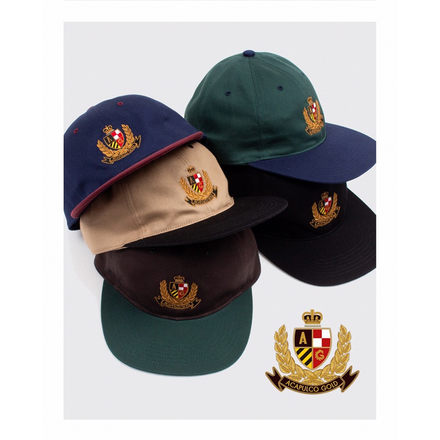 ACAPULCO GOLD : CREST 6 PANEL CAP