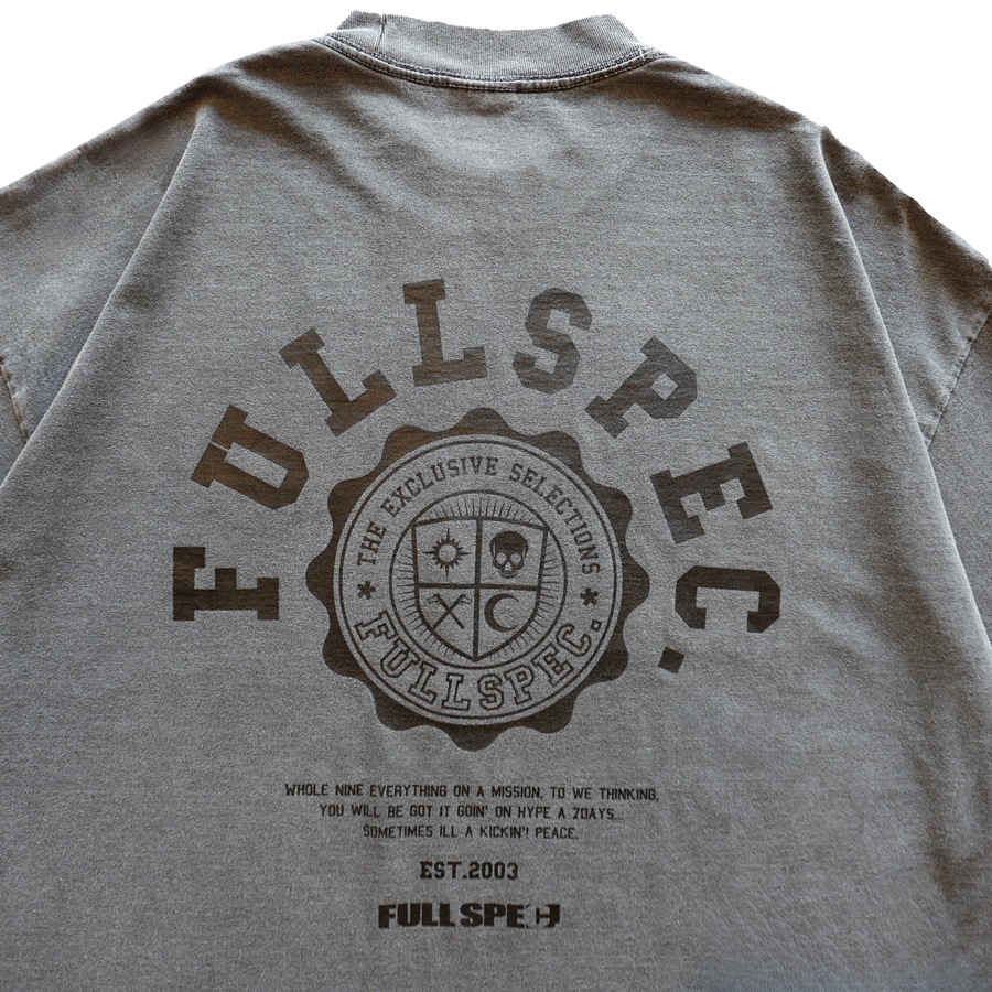 FLSPC. : GARMENT DYE S/S TEE 