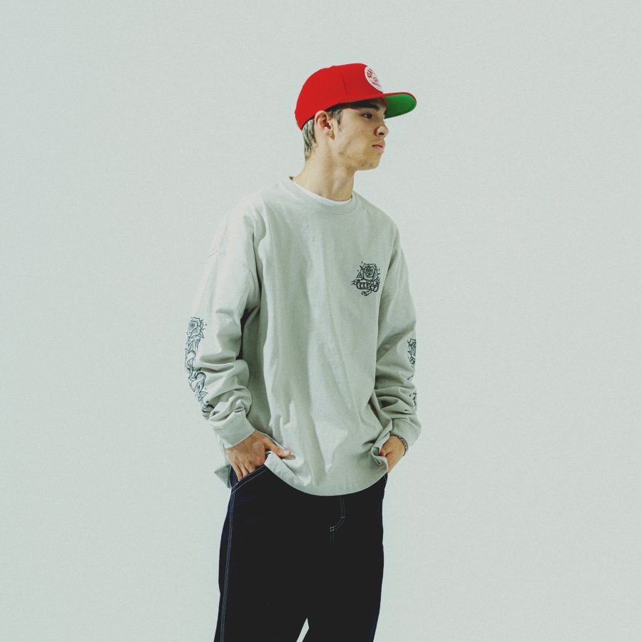 CLUCT : ROSE [WIDE L/S TEE]